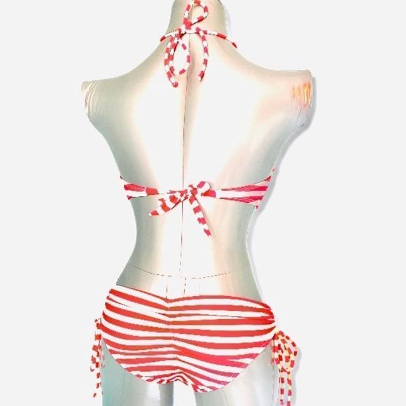 RYGY SPORT Red Strip Bikini Set - Picture 3 of 9